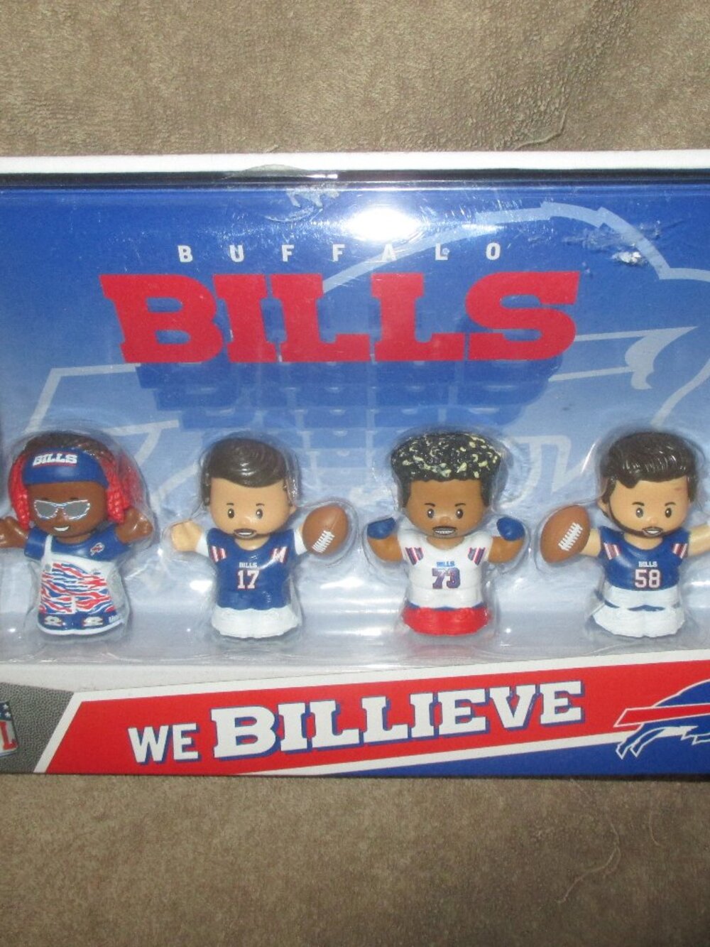 Buffalo Bills 2024 Fisher Price Little People Brand New in Box - WE BILLIEVE